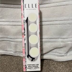Elle LED Vanity Lights with Gold Accents